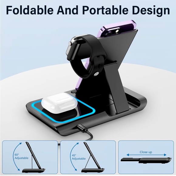 3-in-1 Wireless Charger - Picture 3 of 5